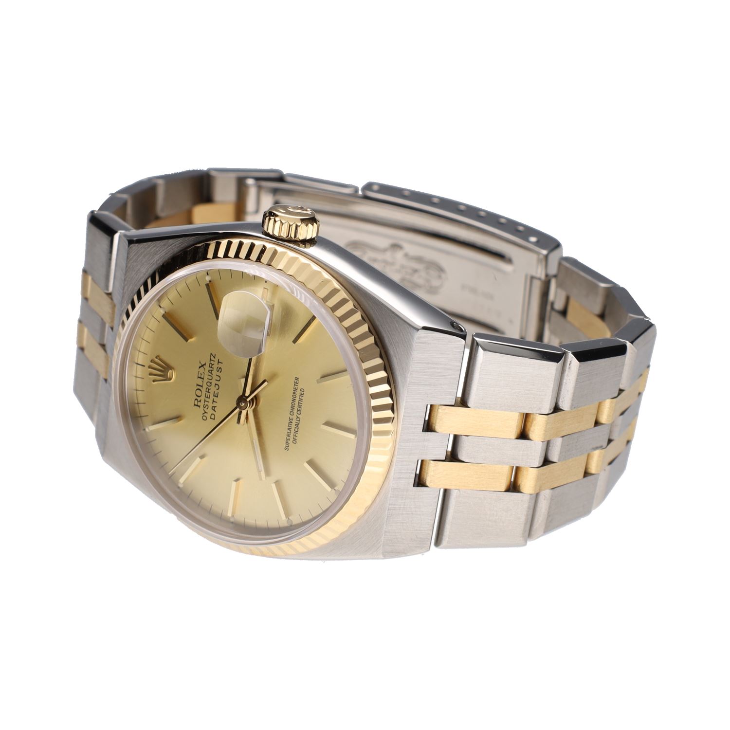 Oysterquartz datejust acero y oro 36mm.   