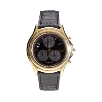 CARTIER<BR>COUGAR CHRONOGRAPH ORO AMARILLO QUARTZ... · ref.: 1162 1