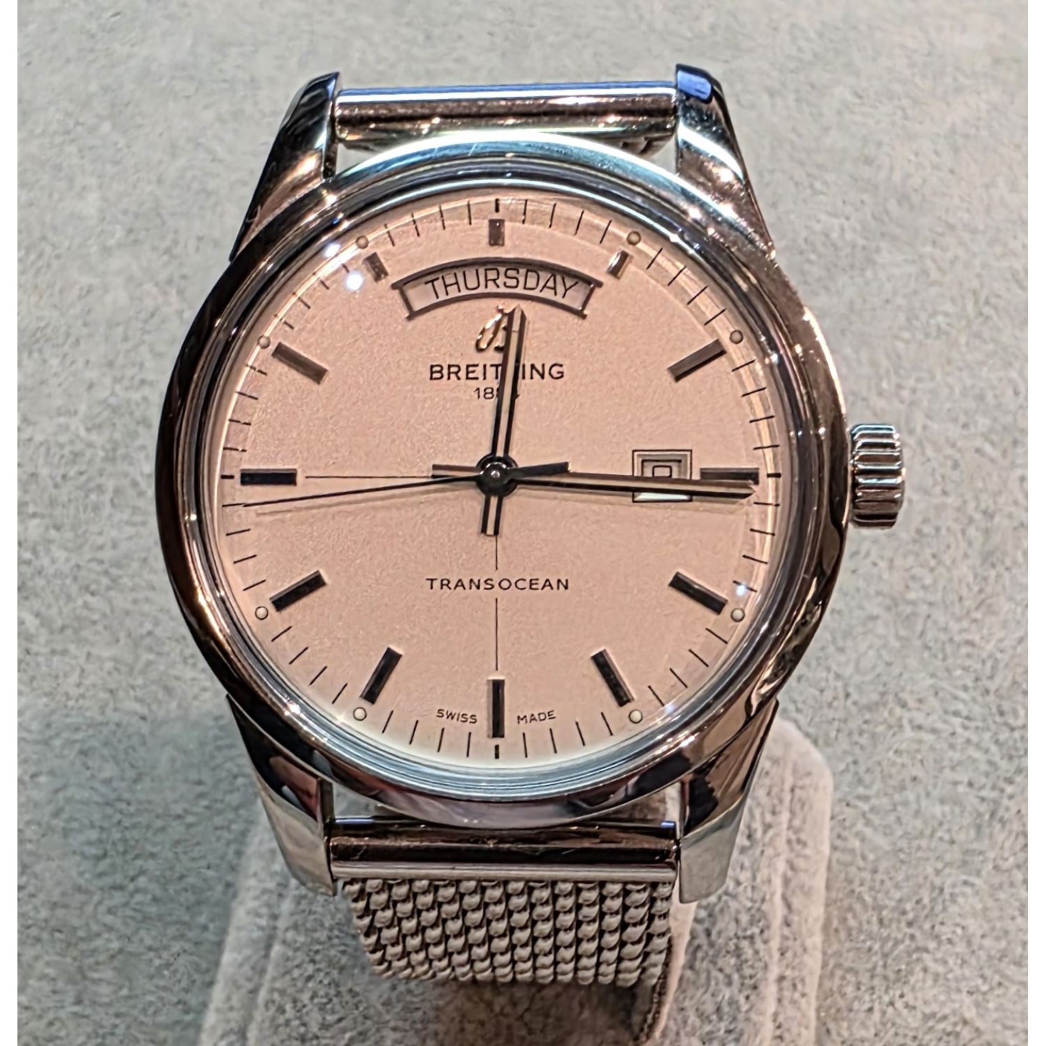 Transocean day date acero 43mm.   