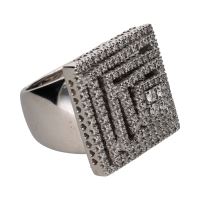 ANILLOS / SORTIJAS<BR>SORTIJA ANCHA CON FORMA DE PIRÁMIDE EN...