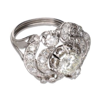 ANILLOS / SORTIJAS<BR>SORTIJA EN ORO BLANCO CON BRILLANTE CE... · ref.: (NIMX)