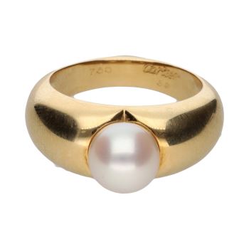 ANILLOS / SORTIJAS<BR>SORTIJA CORAZÓN DE CARTIER EN ORO AMAR... · ref.: (NIMX)