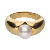 ANILLOS / SORTIJAS<BR>SORTIJA CORAZÓN DE CARTIER EN ORO AMAR...