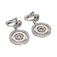 Pendientes astrale de bulgari en oro blanco con brillantes.