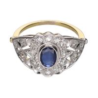 ANILLOS / SORTIJAS<BR>SORTIJA EN ORO AMARILLO Y ORO BLANCO C...