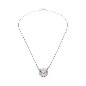 COLLARES<BR>COLLAR EN ORO BLANCO CON BRILLANTE CEN... · ref.: PRESENTA CERTIFICADO...