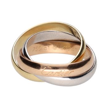 ANILLOS / SORTIJAS<BR>SORTIJA TRINITY DE CARTIER. TALLA 51. · ref.: PRESENTA DOCUMENTACI...