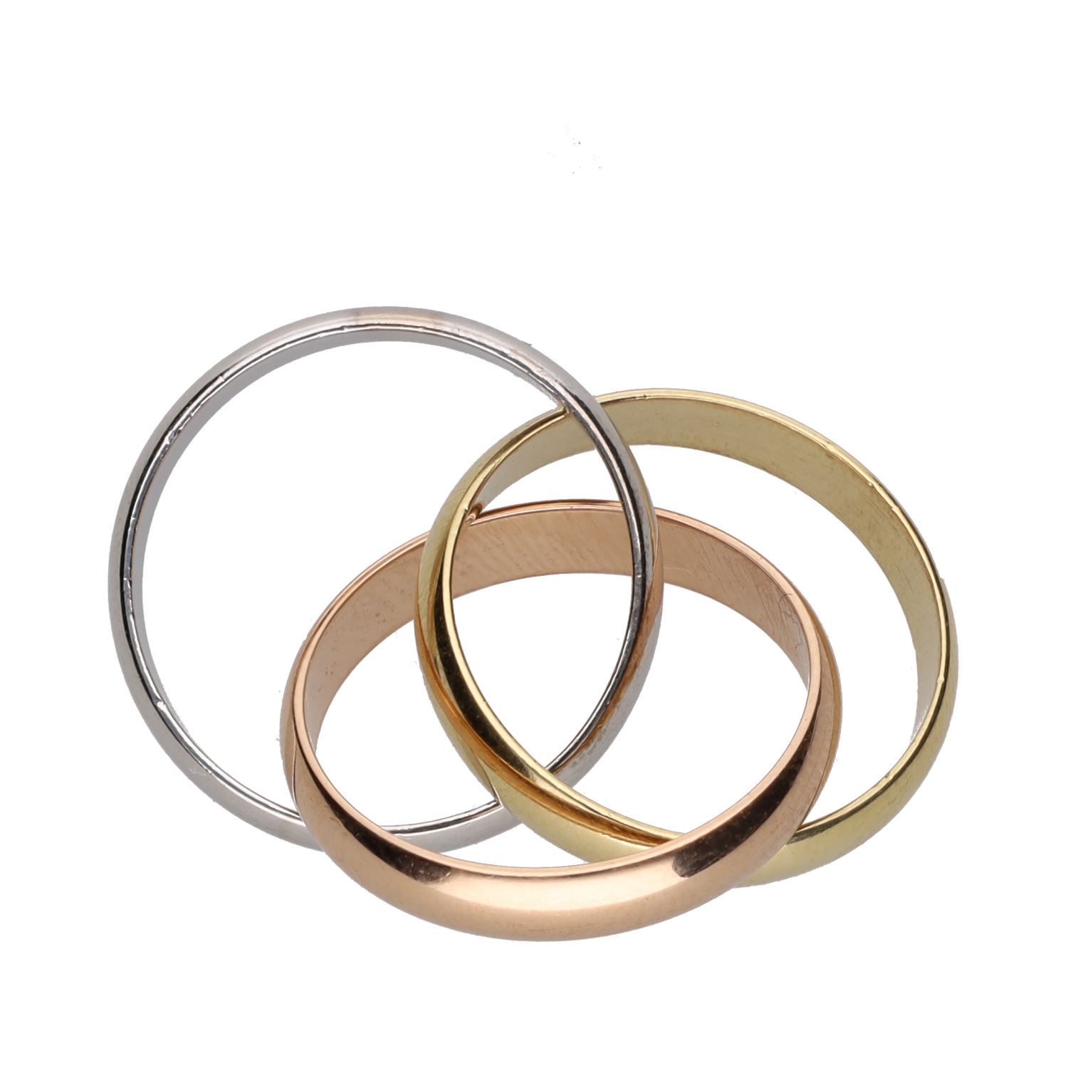 Sortija trinity de cartier. Talla 51.