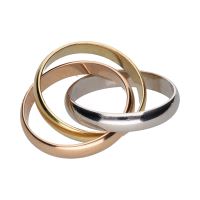 Sortija trinity de cartier. Talla 51.