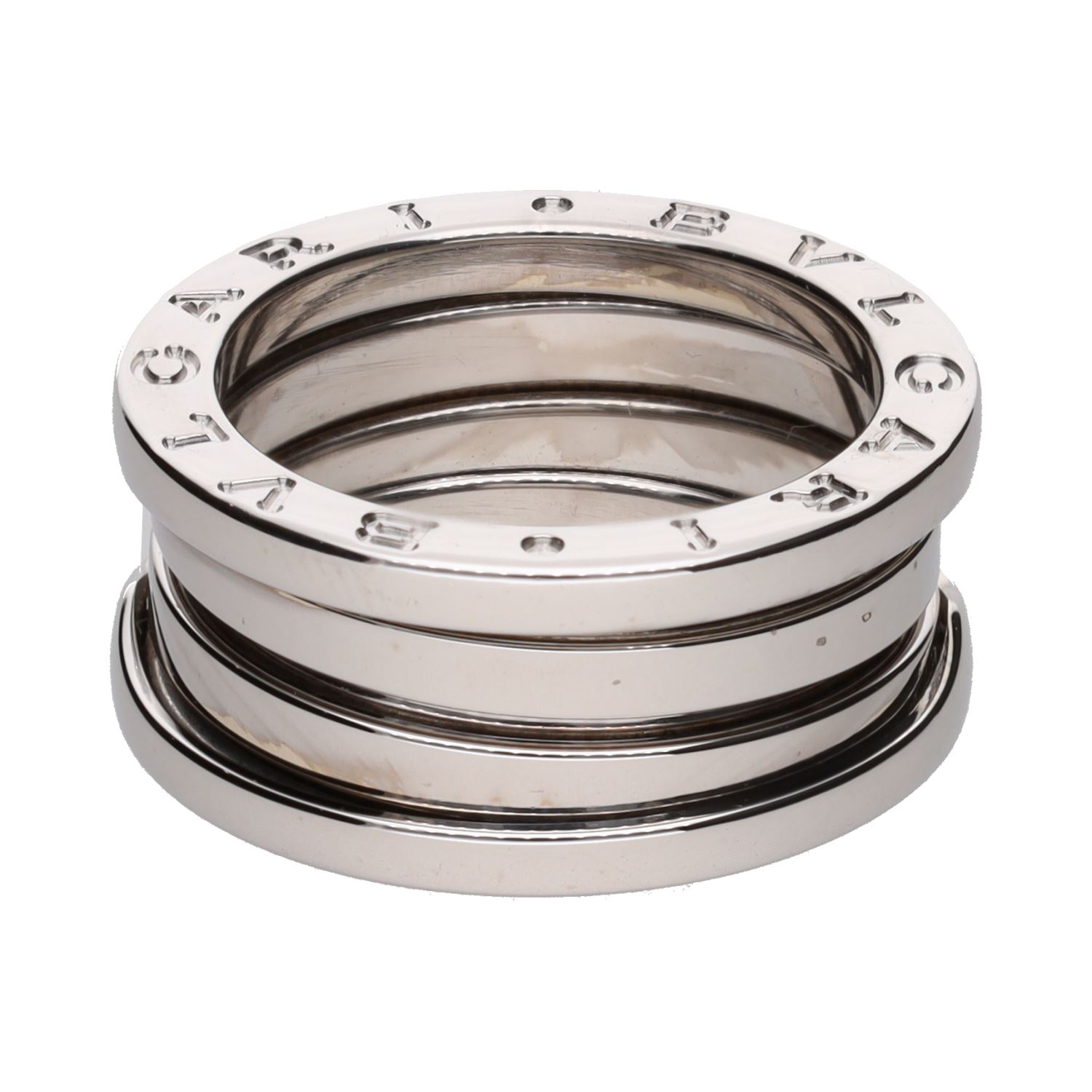 Sortija bulgari b-zero en oro blanco. Talla 50.