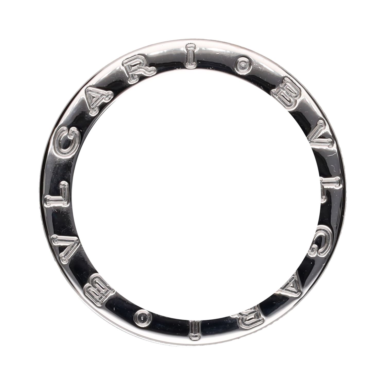 Sortija bulgari b-zero en oro blanco. Talla 50.