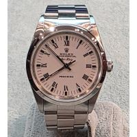 ROLEX<BR>AIR-KING ACERO ESFERA BLANCA 34MM.
