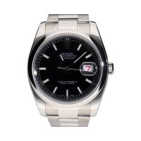 Datejust acero oyster esfera negra 36mm.   