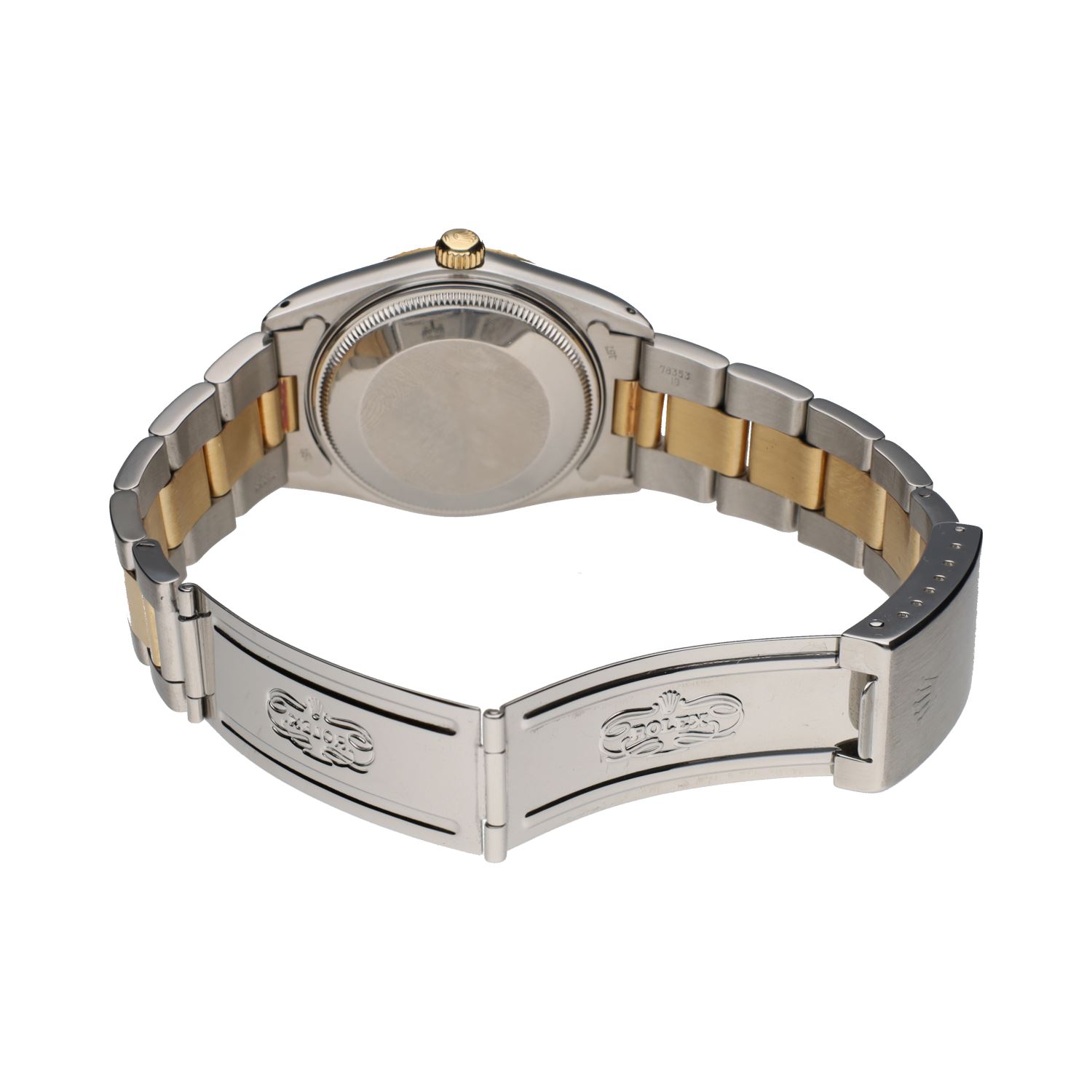 Oyster perpetual date acero y oro 34mm.  