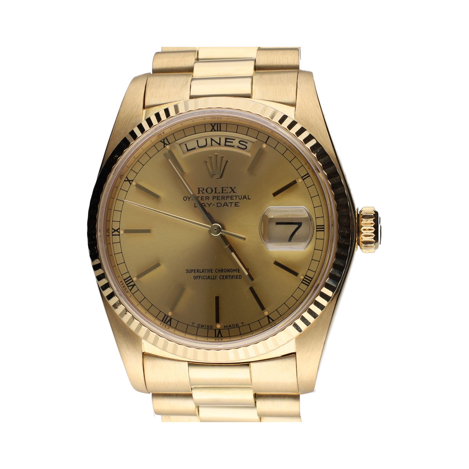 Day-date president oro amarillo 36mm.   